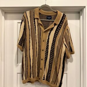 Abercrombie & Fitch Button Through Sweater Polo